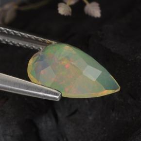 Opal Gemstone in 11 x 7.9 mm Size for Sale, Opal Stone in Multicolor Color