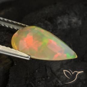 Opal Gemstone in 12 x 8 mm (calibrated) Size for Sale, Opal Stone in Multicolor Color