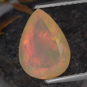 1.3ct Pear Facet Yellow Opal for sale thumb image of 1.3ct Pear Facet Yellow Opal (ID: 308207)