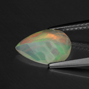Opal Gemstone in 10.7 x 7.3 mm Size for Sale, Opal Stone in Multicolor Color