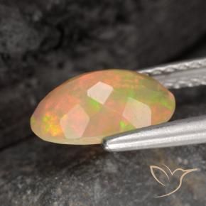Opal Gemstone in 9.4 x 6 mm Size for Sale, Opal Stone in Multicolor Color