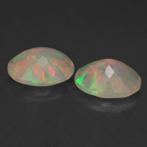 Opal Gemstone in 8 x 6 mm (calibrated) Size for Sale, Opal Stone in Multicolor Color