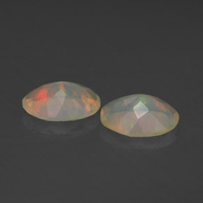 Opal Gemstone in 8 x 6 mm (calibrated) Size for Sale, Opal Stone in Multicolor Color