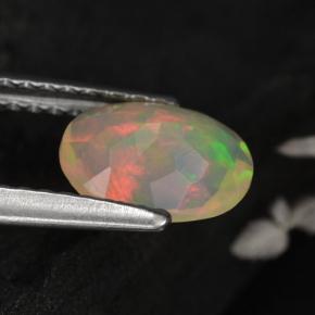 Opal Gemstone in 8 x 6 mm (calibrated) Size for Sale, Opal Stone in Yellow Color