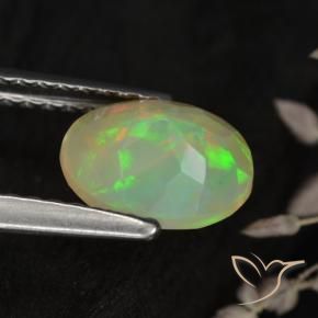 Opal Gemstone in 8 x 6 mm (calibrated) Size for Sale, Opal Stone in Multicolor Color