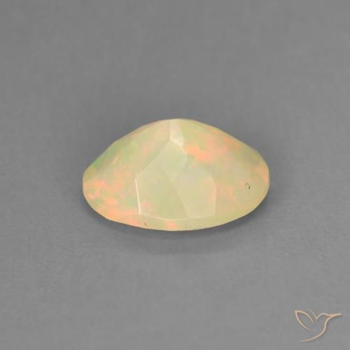 Opal Gemstone in 8.1 x 6.3 mm Size for Sale, Opal Stone in Multicolor Color