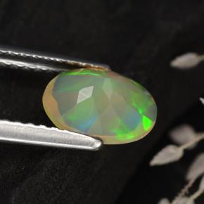 Opal Gemstone in 8.1 x 6.3 mm Size for Sale, Opal Stone in Multicolor Color