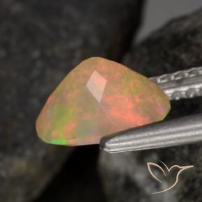 Opal Gemstone in 8 x 6 mm (calibrated) Size for Sale, Opal Stone in Multicolor Color