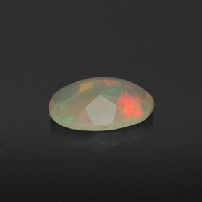 Opal Gemstone in 8.1 x 6.3 mm Size for Sale, Opal Stone in Multicolor Color