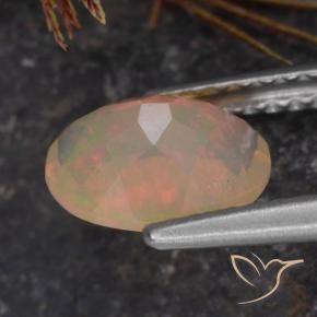 Opal Gemstone in 8 x 6 mm (calibrated) Size for Sale, Opal Stone in Multicolor Color