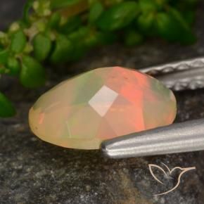 Opal Gemstone in 8 x 6 mm (calibrated) Size for Sale, Opal Stone in Multicolor Color