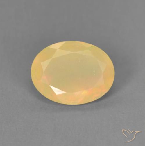 0.76ct Natural Multicolor Opal, Oval, Translucent