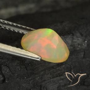 Opal Gemstone in 9 x 7 mm (calibrated) Size for Sale, Opal Stone in Multicolor Color
