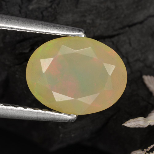 Multicolor Ópalo Gema - 1ct Forma ovalada (ID: 310254)