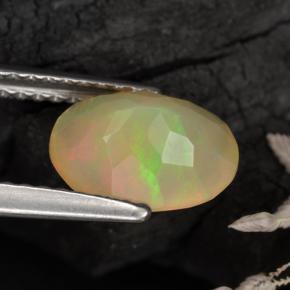 Opal Gemstone in 9 x 7 mm (calibrated) Size for Sale, Opal Stone in Multicolor Color