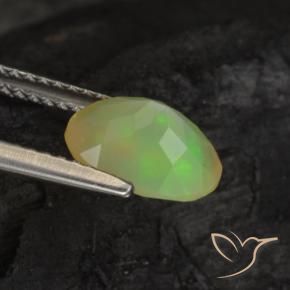 Opal Gemstone in 9 x 7 mm (calibrated) Size for Sale, Opal Stone in Multicolor Color