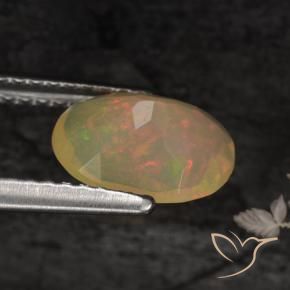 Opal Gemstone in 9 x 7 mm (calibrated) Size for Sale, Opal Stone in Multicolor Color