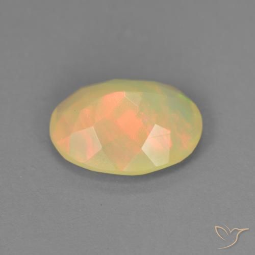 Opal Gemstone in 9 x 7 mm (calibrated) Size for Sale, Opal Stone in Multicolor Color