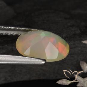 Opal Gemstone in 9 x 7 mm (calibrated) Size for Sale, Opal Stone in Multicolor Color