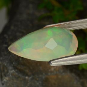 Opal Gemstone in 11.3 x 8.2 mm Size for Sale, Opal Stone in Yellow Color