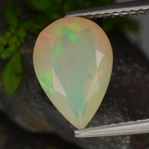 Mehrfarbig Opal Edelstein - 1.6ct Birnen Schliff (ID: 311151)