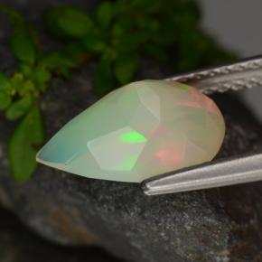 Opal Gemstone in 11.3 x 7.9 mm Size for Sale, Opal Stone in Multicolor Color