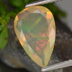 1.3ct Pear Facet Yellow Opal Gem for sale 1.3ct Pear Facet Yellow Opal Gem (ID: 311152)