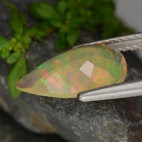 Opal Gemstone in 12 x 8 mm (calibrated) Size for Sale, Opal Stone in Yellow Color