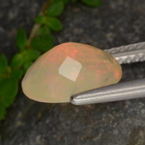 Opal Gemstone in 10 x 8 mm (calibrated) Size for Sale, Opal Stone in Multicolor Color