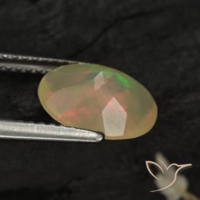 Opal Gemstone in 10 x 8 mm (calibrated) Size for Sale, Opal Stone in Multicolor Color