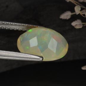Opal Gemstone in 10 x 8 mm (calibrated) Size for Sale, Opal Stone in Multicolor Color
