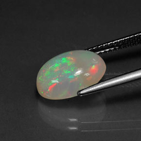 Opal Gemstone in 12 x 9.1 mm Size for Sale, Opal Stone in Multicolor Color