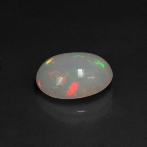 2.24 ct Multicolor Opal Stone, Natural Opal in Oval Cabochon Shape for Sale