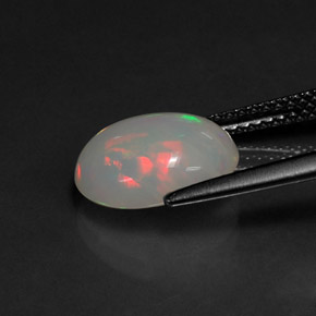 Opal Gemstone in 11 x 9 mm (calibrated) Size for Sale, Opal Stone in Multicolor Color