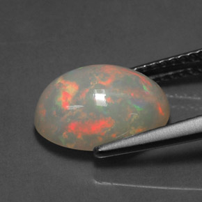 Opal Gemstone in 11.6 x 8.3 mm Size for Sale, Opal Stone in Multicolor Color