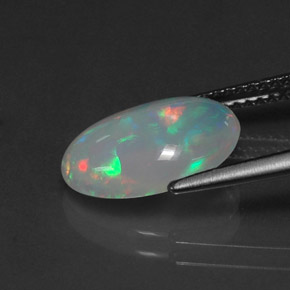 Opal Gemstone in 13 x 8.9 mm Size for Sale, Opal Stone in Multicolor Color
