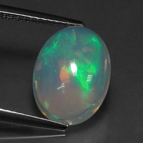 Natural Australian Opal Cabochon 1.55 Carats 11x8 MM Oval Shape Jewelry Making Opal Loose Gemstone