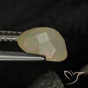 Opal Gemstone in 8.2 x 6.3 mm Size for Sale, Opal Stone in Multicolor Color