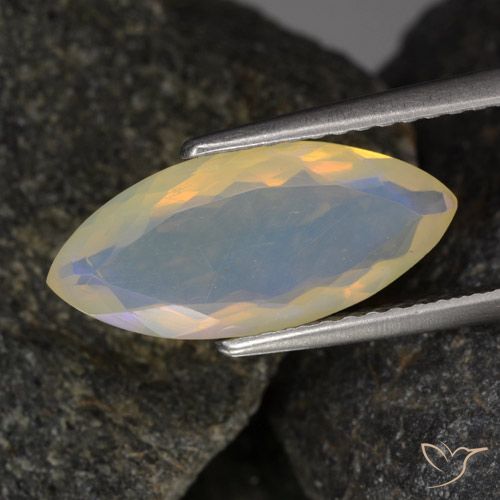 1.61 ct Marquise Cut Opal, 15.2 x 6.9 mm From Ethiopia, Photo A