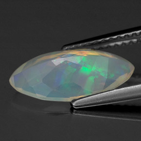 Opal Gemstone in 14 x 7 mm (calibrated) Size for Sale, Opal Stone in Multicolor Color