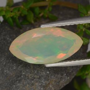 Mehrfarbig Opal Edelstein - 1.9ct Marquiseschliff (ID: 314654)