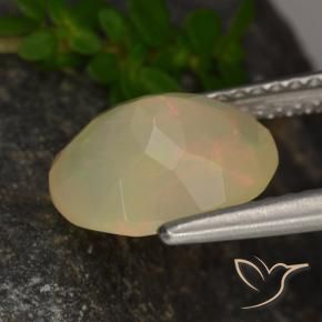 Opal Gemstone in 10 x 8 mm (calibrated) Size for Sale, Opal Stone in Multicolor Color