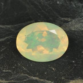 2.17 ct Multicolor Opal Gemstone, Opal Gem in Oval Facet Shape for Sale.