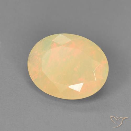 1.48ct Natural Multicolor Opal, Oval, Translucent