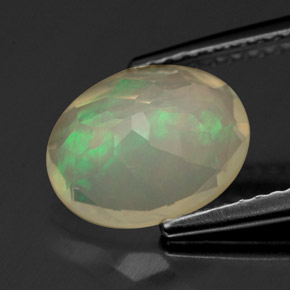 Opal Gemstone in 10 x 8 mm (calibrated) Size for Sale, Opal Stone in Multicolor Color