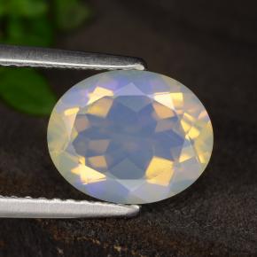 1.7ct Oval Facet Yellow Opal Gem for sale 1.7ct Oval Facet Yellow Opal Gem (ID: 314779)