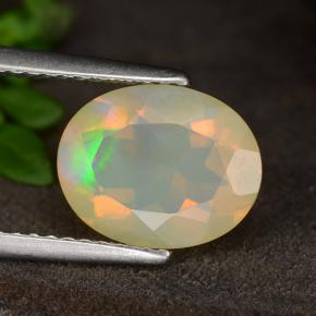1.7ct Oval Facet Yellow Opal Gem for sale 1.7ct Oval Facet Yellow Opal Gem (ID: 314780)
