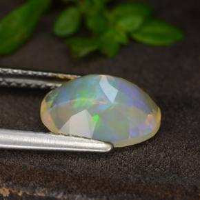 Opal Gemstone in 10 x 8 mm (calibrated) Size for Sale, Opal Stone in Yellow Color