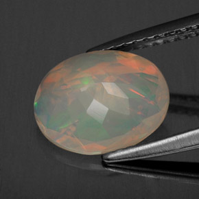 Opal Gemstone in 10 x 8 mm (calibrated) Size for Sale, Opal Stone in Multicolor Color