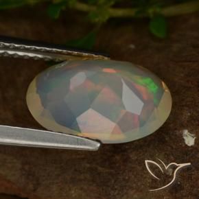 Opal Gemstone in 12 x 8 mm (calibrated) Size for Sale, Opal Stone in Multicolor Color